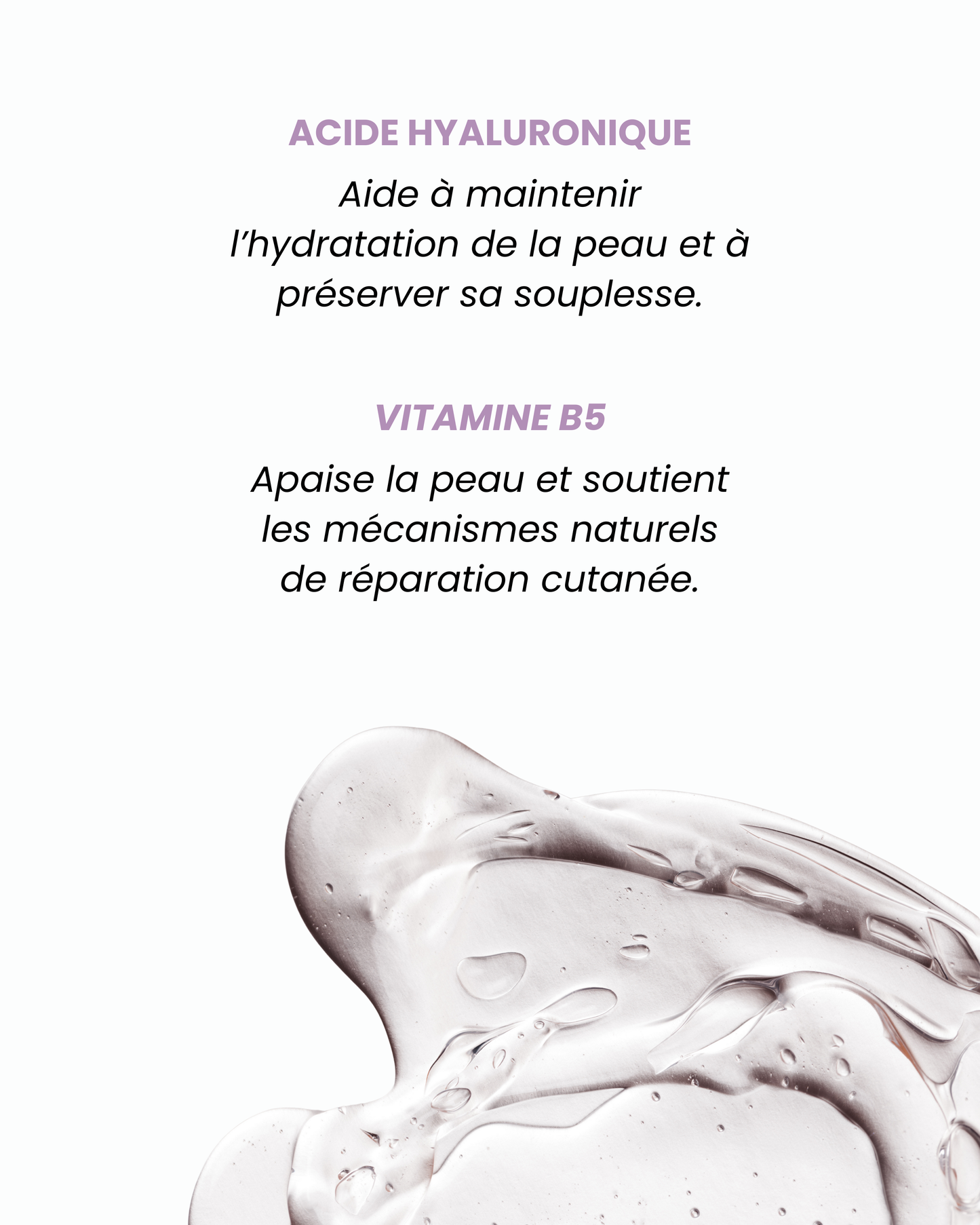 Sérum hydratant – Redonne souplesse à la peau et améliore la fermeté