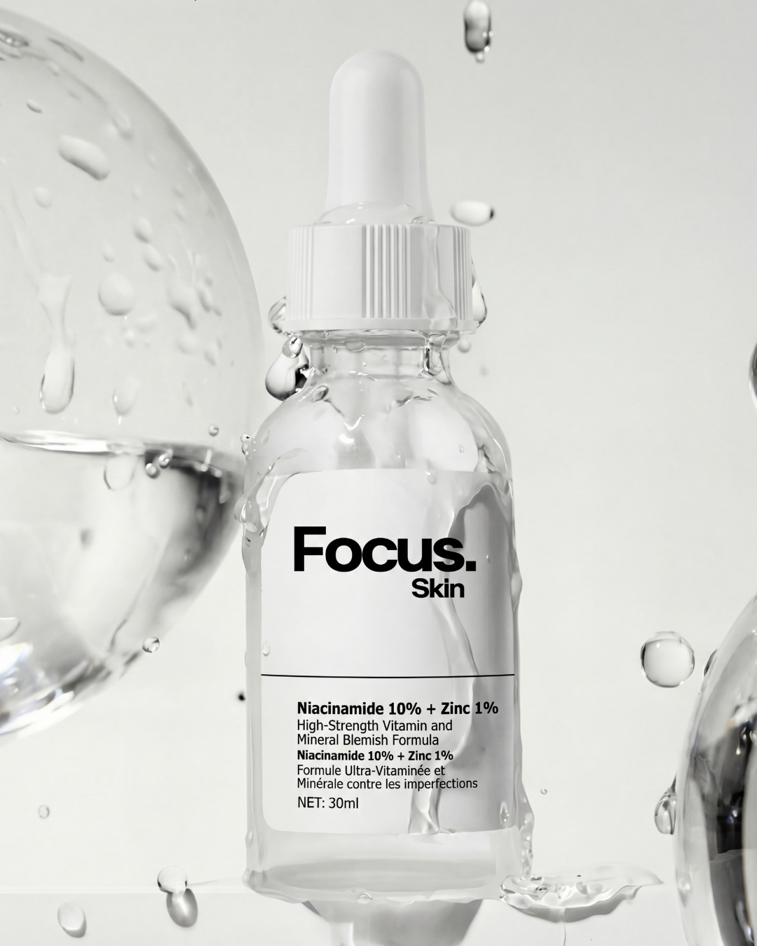 Sérum unifiant – Rend la peau moins grasse et resserre l’apparence des pores