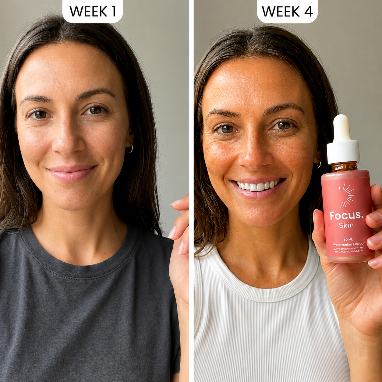 Bruiningsdruppels – Versterkt de warme teint van de huid en ondersteunt een natuurlijke, zongebruinde glow.