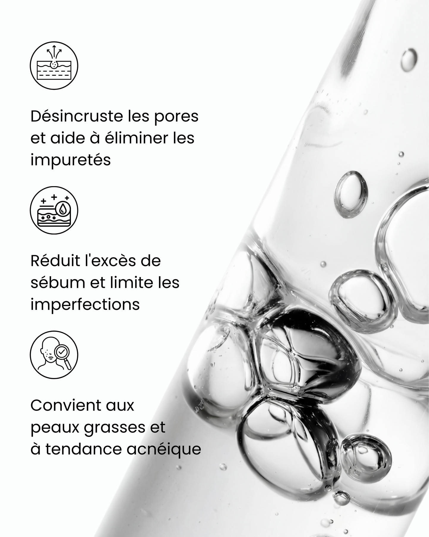 Sérum unifiant – Rend la peau moins grasse et resserre l’apparence des pores