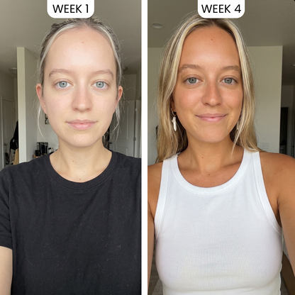 Bruiningsdruppels – Versterkt de warme teint van de huid en ondersteunt een natuurlijke, zongebruinde glow.